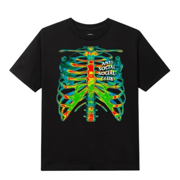 COPY - ASSC Blow to the Chest T-Shirt Black sz L • Members Only • GUARANTEED AU… - Picture 1 of 2